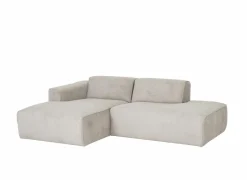 Hoeksalon Enjoy 229x161 - stof - beige