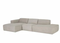 Hoeksalon Enjoy 307x161cm - stof - beige