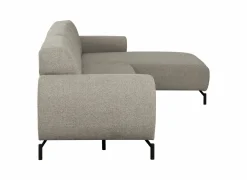 Hoeksalon Eron 331x182cm - stof - taupe
