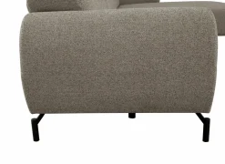 Hoeksalon Eron 331x182cm - stof - taupe