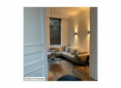 Hoeksalon Eston 284x219cm - stof - lichtgrijs