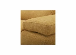 Hoeksalon Exeter 299x240cm - stof - chacha geel met relax