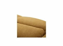 Hoeksalon Exeter 299x240cm - stof - chacha geel met relax