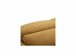 Hoeksalon Exeter 299x240cm - stof - chacha geel met relax