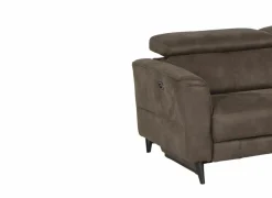 Hoeksalon Flow 287x238cm - stof - grijs met relax