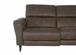 Hoeksalon Flow 287x238cm - stof - grijs