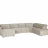 Hoeksalon Ivy 389x257cm - stof - linen met relax