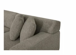 Hoeksalon Kent 390x230cm - stof - grijs