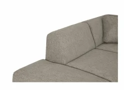 Hoeksalon Kent 390x230cm - stof - grijs