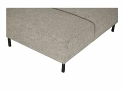 Hoeksalon Kent 390x230cm - stof - grijs