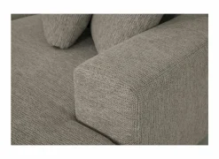 Hoeksalon Kent 390x230cm - stof - grijs