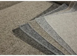 Hoeksalon Lamar 257x223cm - stof - lichtbruin