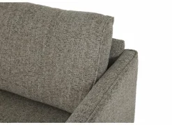 Hoeksalon Lamar 257x223cm - stof - lichtbruin