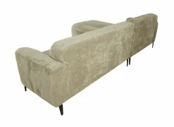 Hoeksalon Leif 332x207cm - stof - groen