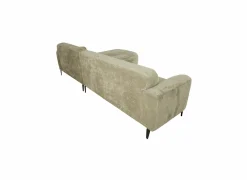 Hoeksalon Leif 332x207cm - stof - groen