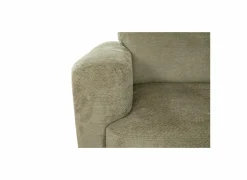 Hoeksalon Leif 332x207cm - stof - groen