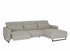 Hoeksalon Lexus 327x189cm - stof - grijs met relax