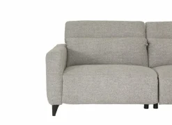 Hoeksalon Lexus 327x189cm - stof - grijs met relax