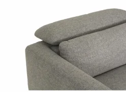 Hoeksalon Lexus 327x189cm - stof - grijs