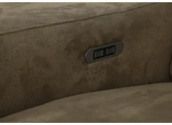 Hoeksalon Mana 272x174cm - stof - cognac