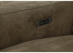 Hoeksalon Mana 272x174cm - stof - cognac