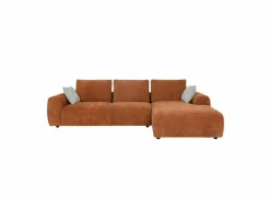 Hoeksalon Mandarin 315x165cm - katoen - oranje