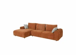 Hoeksalon Mandarin 315x165cm - katoen - oranje