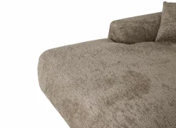 Hoeksalon Massa 354x168cm - stof - taupe