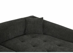 Hoeksalon Maui 285x163cm - stof - grijs