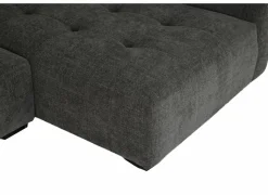 Hoeksalon Maui 285x163cm - stof - grijs