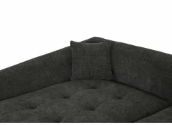 Hoeksalon Maui 285x163cm - stof - grijs