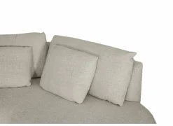 Hoeksalon Mimosa 318x230cm - stof - naturel