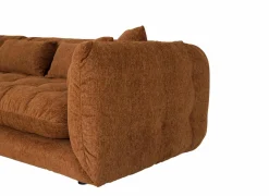 Hoeksalon Molise 300x185cm - stof - terra