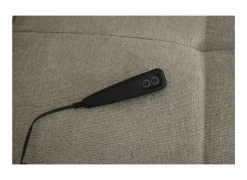 Hoeksalon Naja 353x255cm - stof - desert met bedfunctie en zitdiepteverstelling