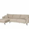 Hoeksalon Namur 293x160cm - stof - beige
