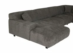 Hoeksalon New-Konstatinopol 398x217cm - stof - raven