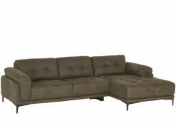 Hoeksalon Night 277x159cm - stof - groen