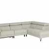 Hoeksalon Oltens 281x228cm - stof - beige met relax