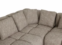 Hoeksalon Parkaway 350x270cm - stof - roze