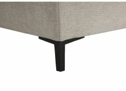 Hoeksalon Poppy 317x249cm - stof - beige met relax & bedfunctie