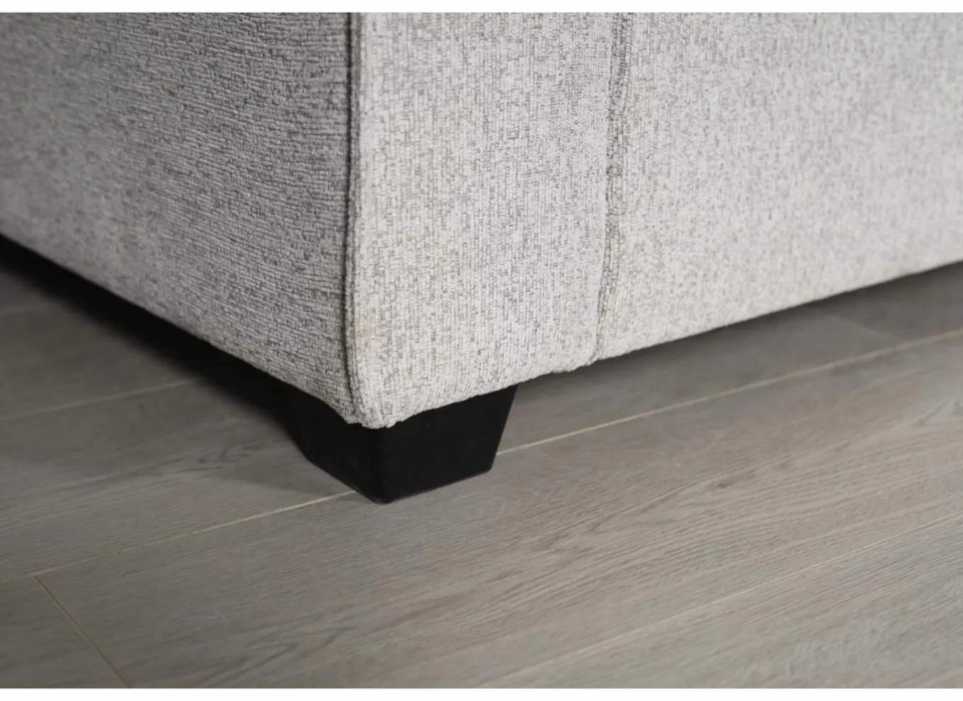 Hoeksalon Ramon 319x176cm - stof - lichtgrijs