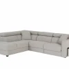 Hoeksalon Rezzo 291x226cm - stof - beige met relax