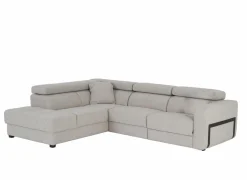 Hoeksalon Rezzo 291x226cm - stof - beige met relax