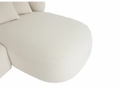 Hoeksalon Rumi 260x163cm - stof - wit