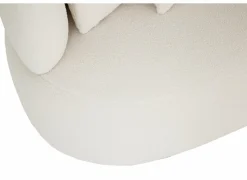 Hoeksalon Rumi 260x163cm - stof - wit