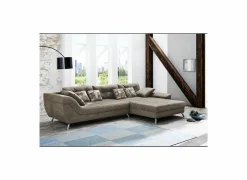 Hoeksalon San Francisco 355x218cm - stof - taupe