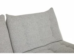 Hoeksalon Schiva 262x173cm - stof - lichtgrijs