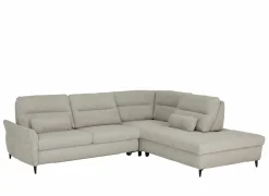 Hoeksalon Sioux 297x260cm - stof - ecru met zitdiepteverstelling