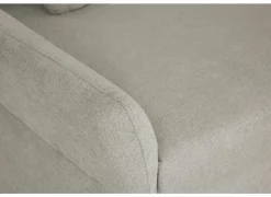 Hoeksalon Sioux 297x260cm - stof - ecru met zitdiepteverstelling