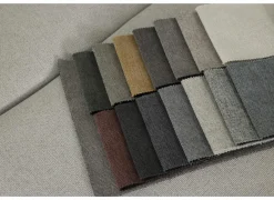 Hoeksalon Sioux 297x260cm - stof - ecru met slaapfunctie & zitdiepteverstelling